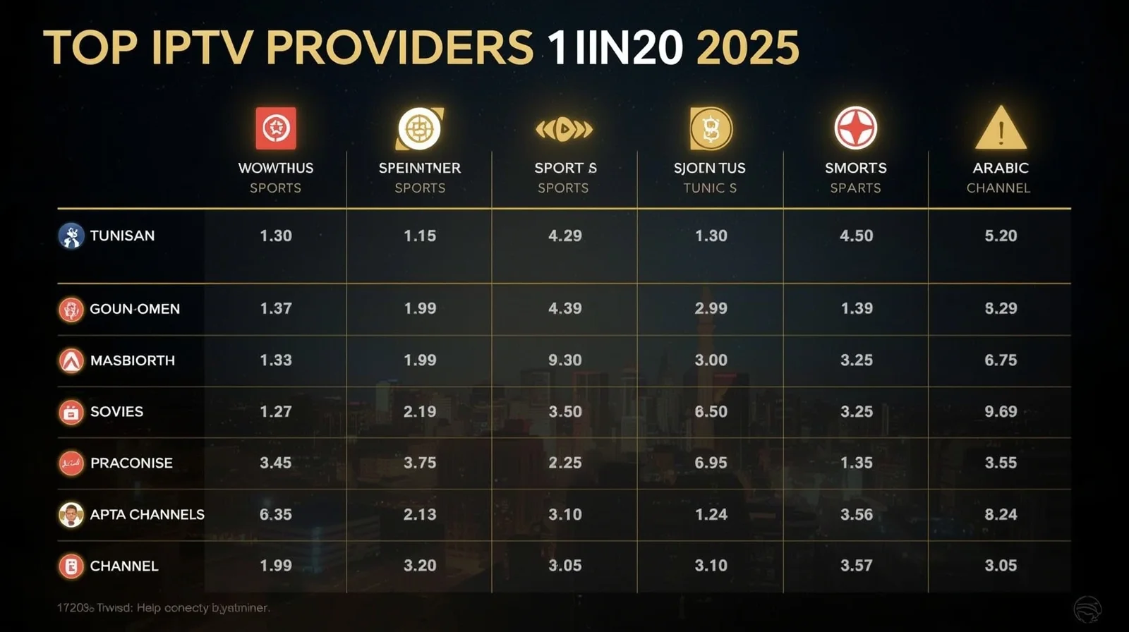 Top IPTV apps in Tunisia in 2025